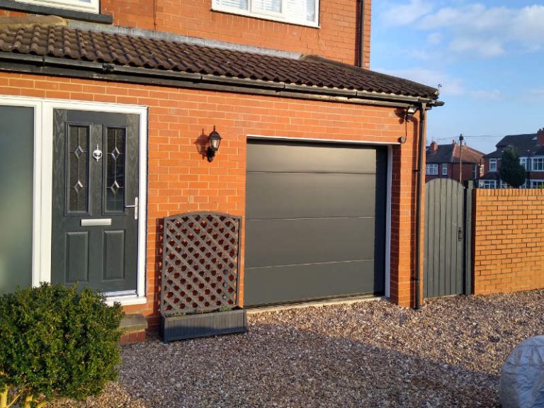 Sectional Garage Door Leeds Blueberry Automation