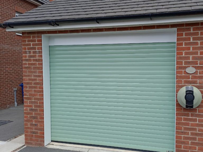 Chartwell Green Roller Garage Door Installation Blueberry Automation