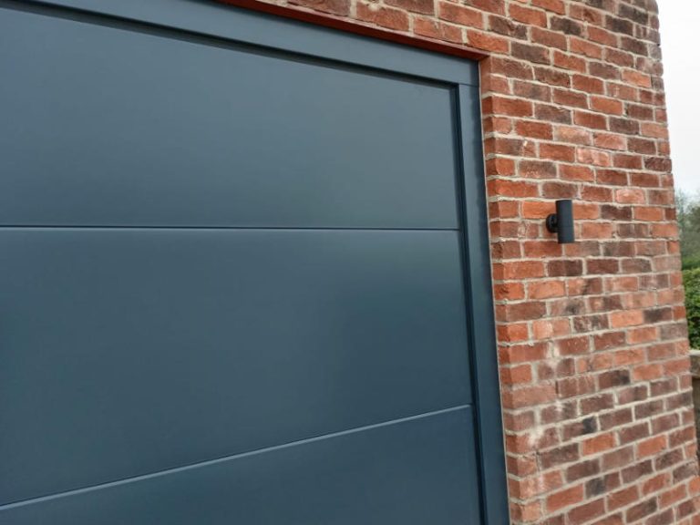 Grey Sectional Garage Door Harrogate Blueberry Automation